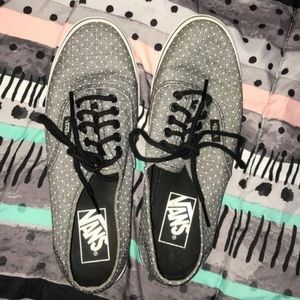 Size 7.5 polka dot vans!